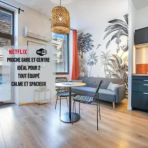  Appartement Bain De Soleil ! Terrasse Clim Wifi Netflix France